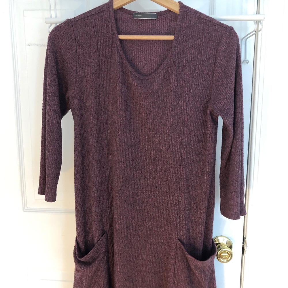 Dusty rose casual dress